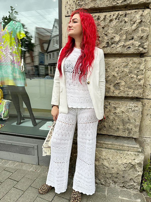 Blazer Jc Sophie 180€ Strick top Grace 139 € Strickhose Grace 189 € Tasche 35 € Blazer Jc Sophie 180€ Strick top Grace 139 € Strickhose Grace 189 € Tasche 35 €