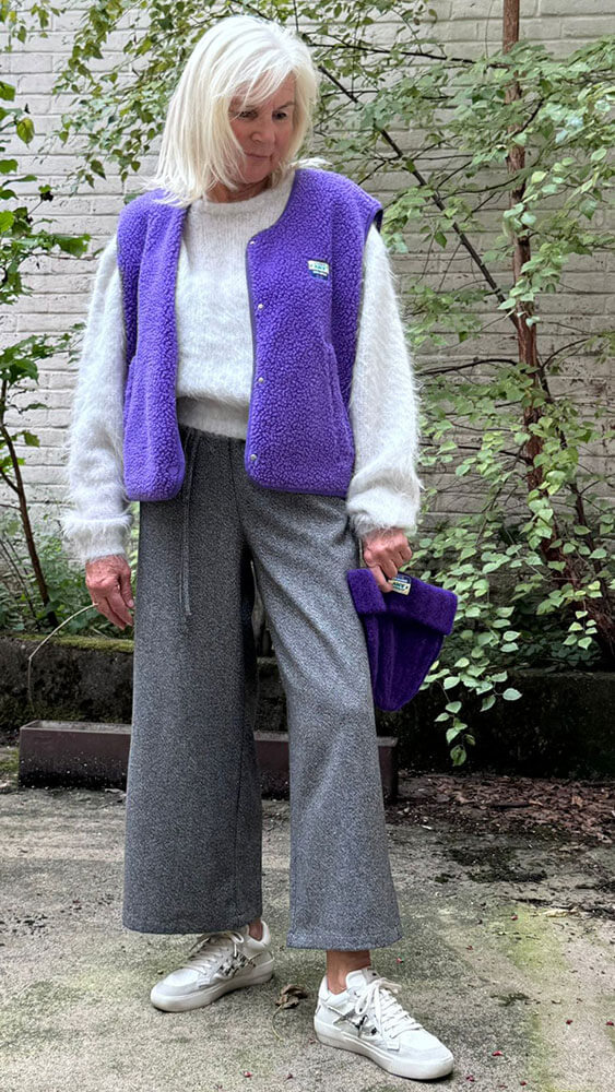 American Vintage Herbstoutfit lila bei PURE Esslingen