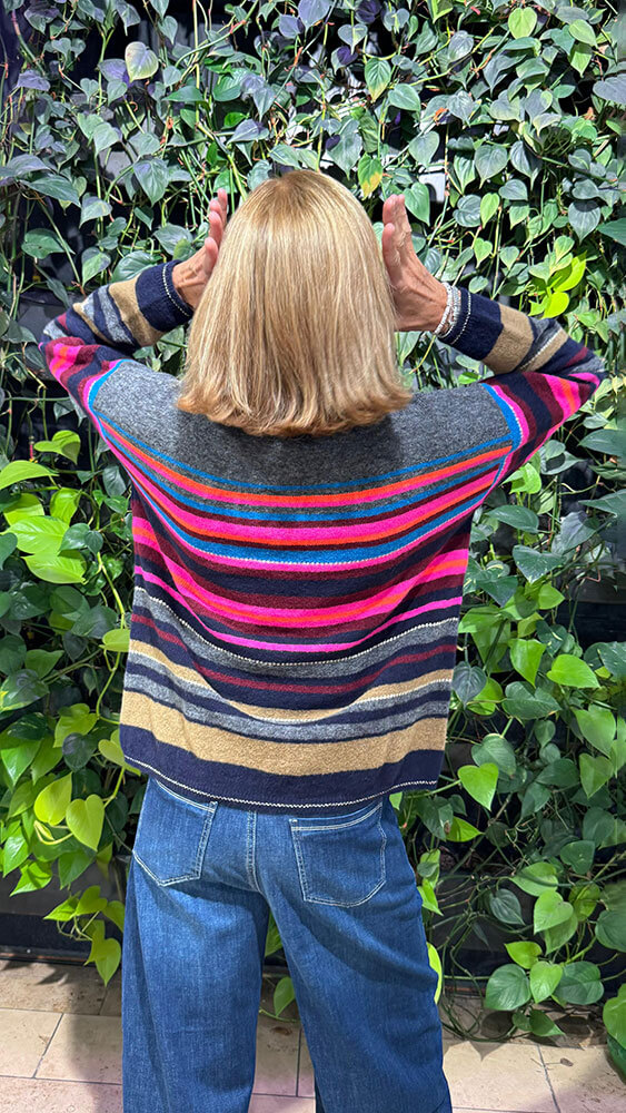 Gestreifter Strickpulli Grace
